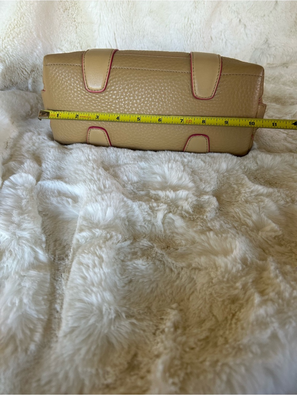 Coach Tan Leather Satchel with Pink Trim (Set of 2) - Picture 12 of 13